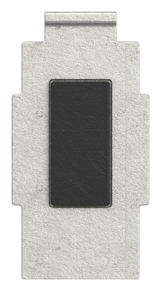 1 Sicherungsboden zu Glasklemme 63x45x30 mm AbZ V4A-10-2414.1