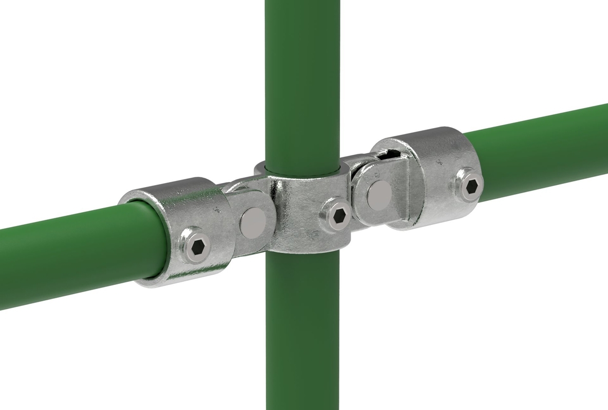 Rohrverbinder - Gelenkstueck doppelt 180° - 167E60 - 60-3 mm - 2- - Feuerverzinkt u. Elektrogalvanisiert-167E60
