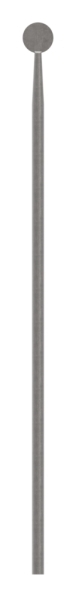 Zaunstab - Laenge- 535 mm - Material Ø 12 mm - Scheibe Ø 30 mm - Stahl S235JR- roh-30-1276.8