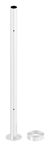 Gelaenderpfosten - fuer 2 Glasklemmen M8 - Laenge- 880 mm - V2A-14-0010.4