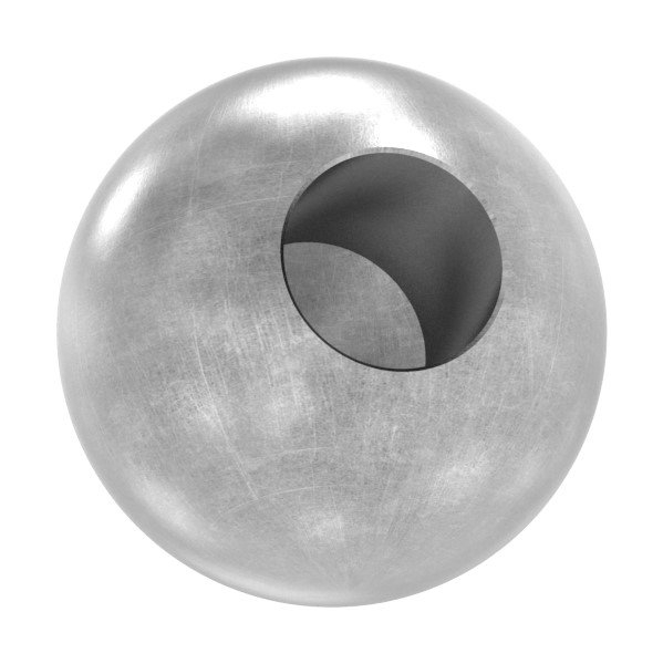 Kugel Ø 30 mm - mit Sackloch 12-2 mm - Stahl S235JR- roh-30-2739.8
