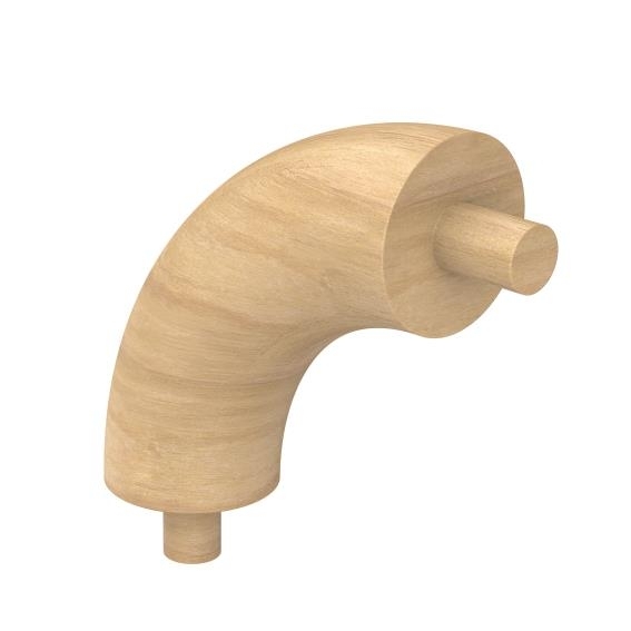 Rundbogen Holz 90° 42mm Eiche-89-11WDD4290NATURAL-A.4