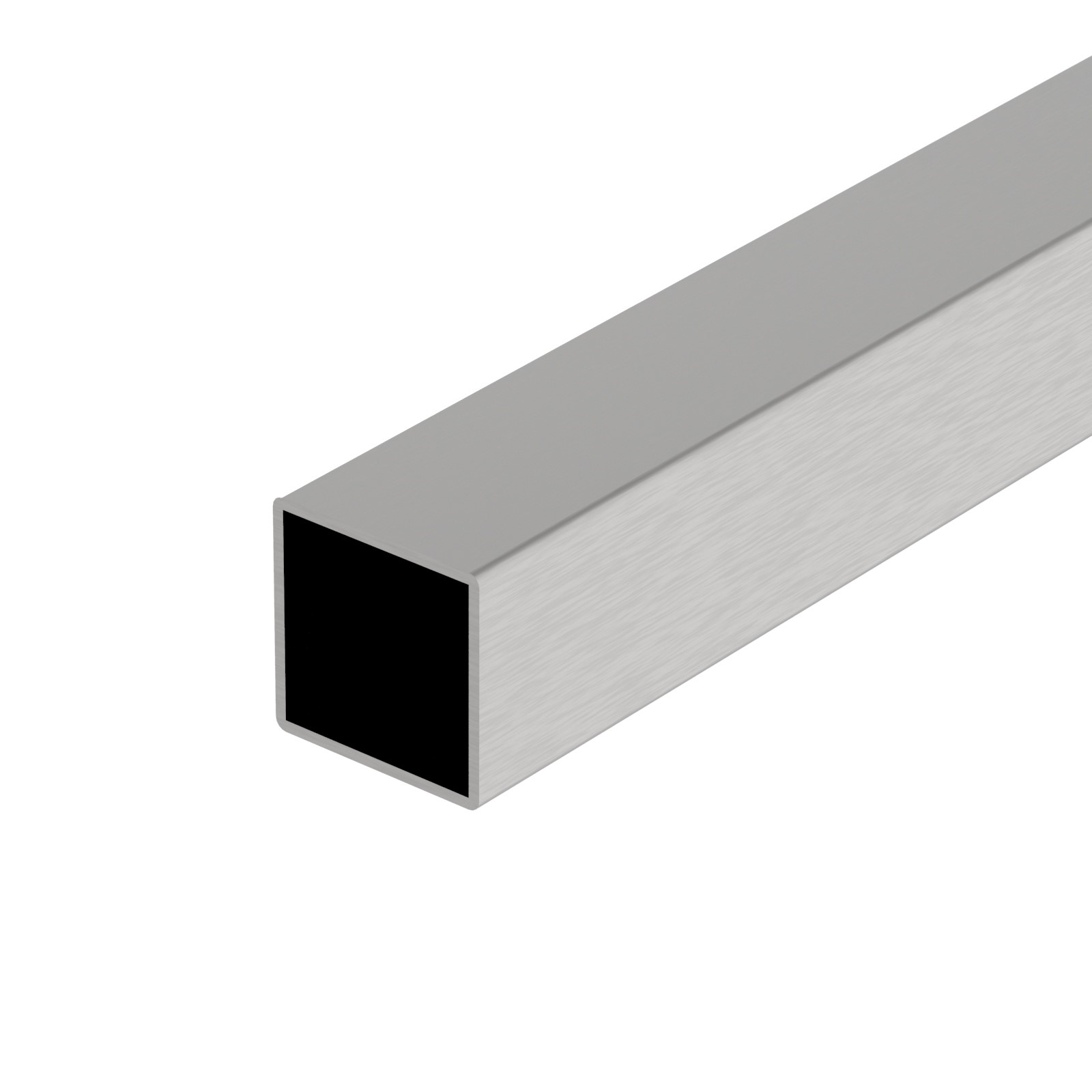 Edelstahl Vierkantrohr AISI 304 40x40x2 mm geschliffen 6000 mm-89-11A40X40X26000-A.4