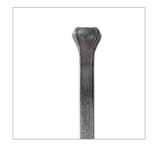 Zaunstab Laenge- 1200 mm Material 12x12 mm - gestauchter Kopf Stahl S235JR- roh-30-1240.8