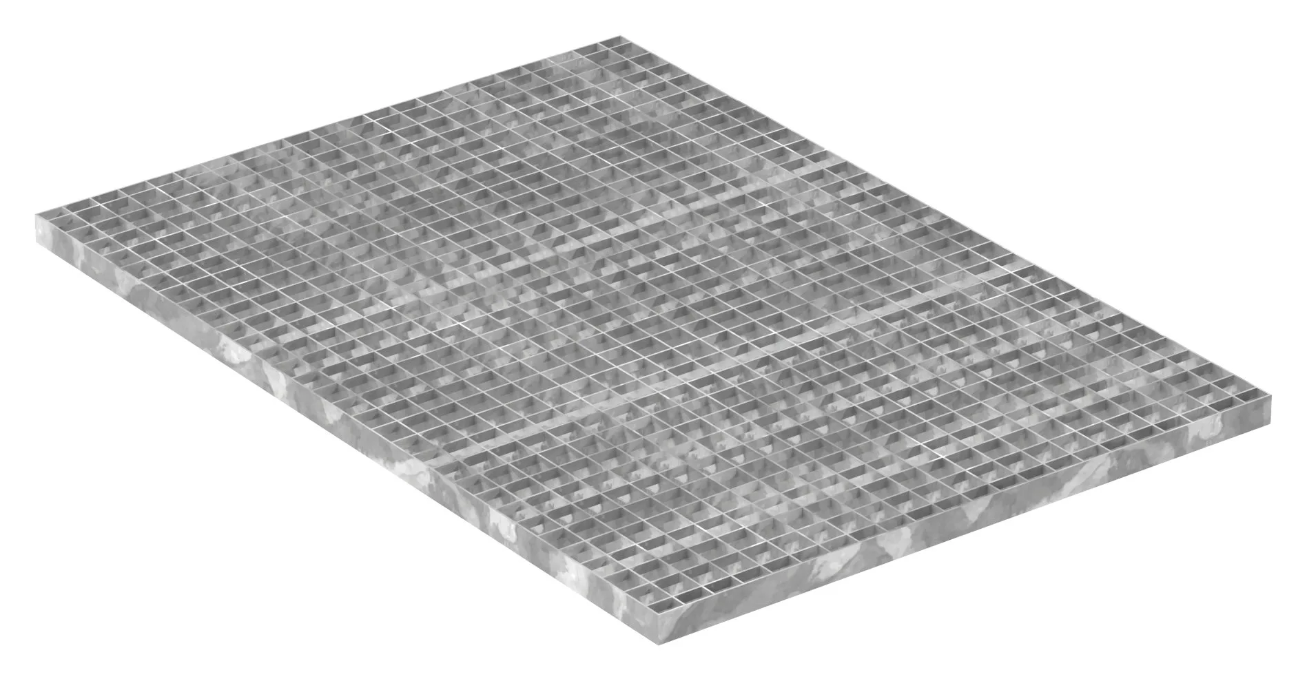 Industrie-Gitterrost - Masse- 1000x700x30 mm; MW 30-30 mm; 30-2 mm - S235JR -St37-2- im Vollbad feuerverzinkt-21-1007030302.7