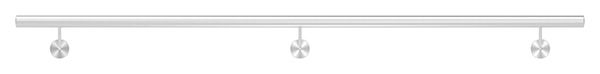 Handlauf montagefertig Laenge- 2000 mm Rundrohr- Ø 42-4 mm V2A-12-0104.4