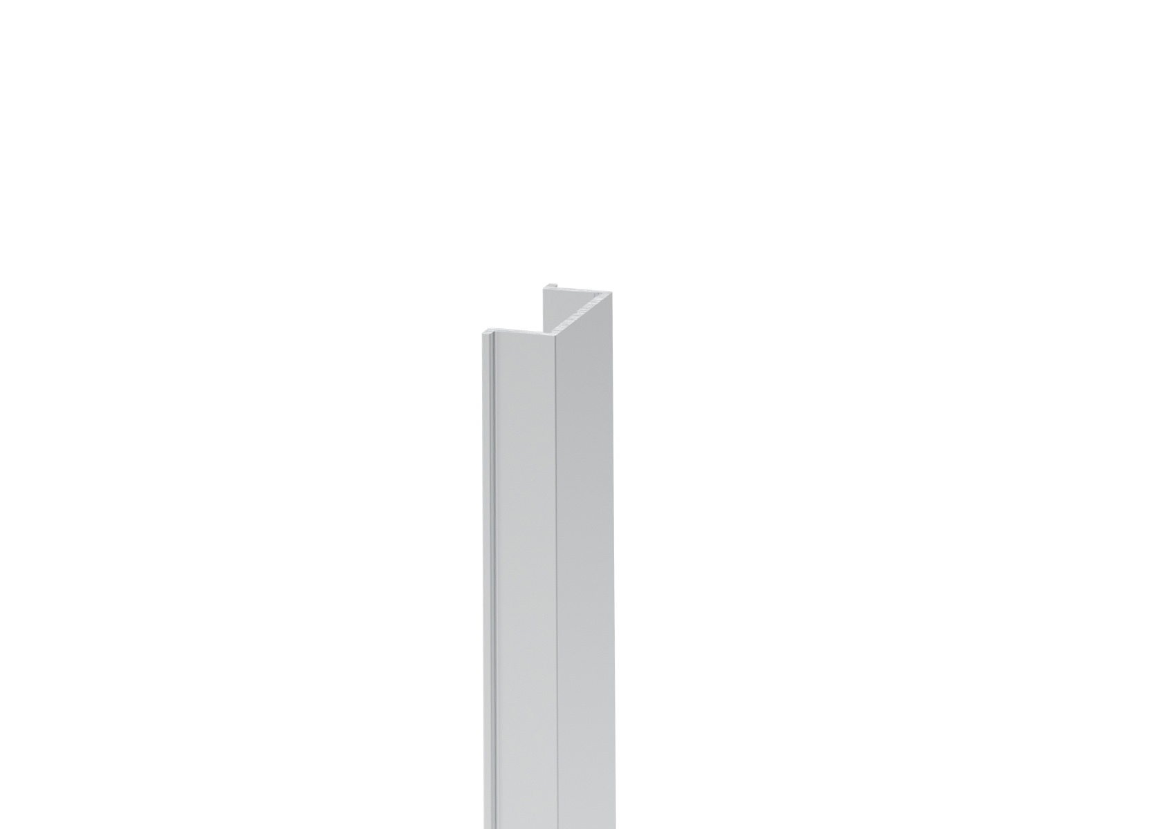 Abdeckleiste schmal Aluminium 20 x 8 mm 6-0 m Natur-89-11FGPC20X86000N-A.4