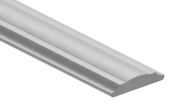 Handlauf 40x12 mm halbrund 3000mm Stahl S235JR roh-30-1369.8