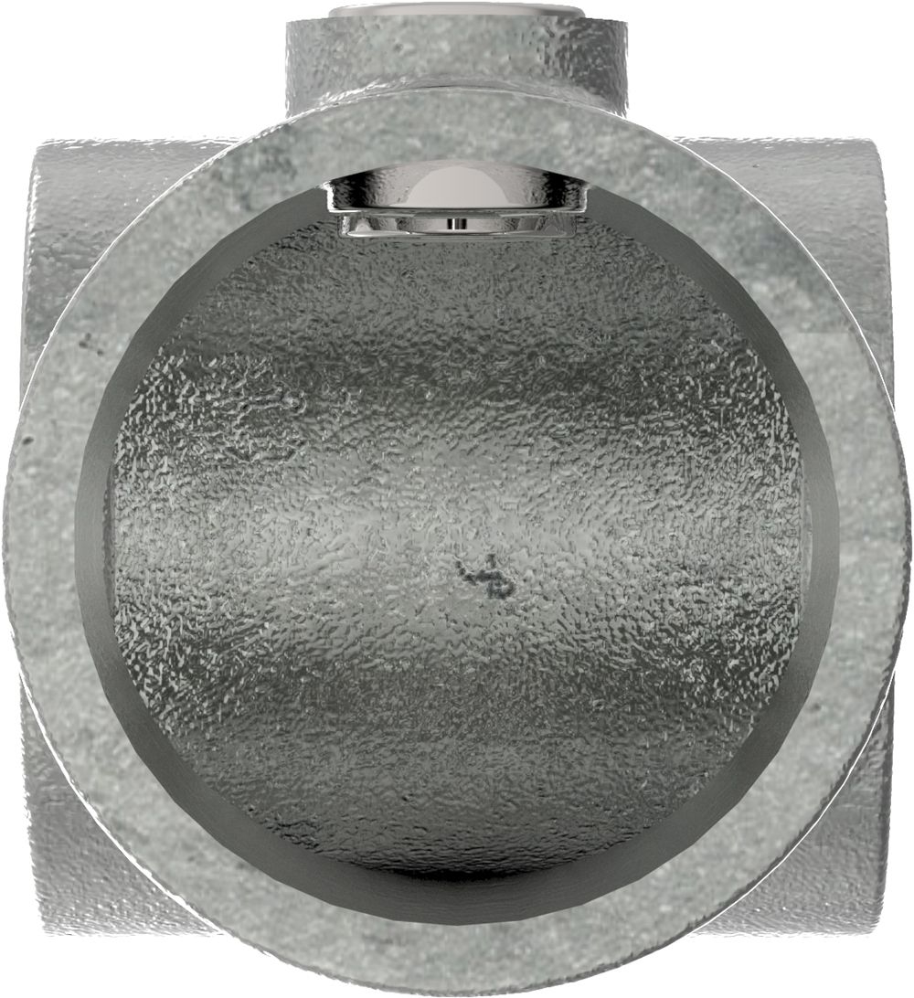 Rohrverbinder - T-Stueck kurz - 101S17 - 17-2 mm - 3-8- - Feuerverzinkt u. Elektrogalvanisiert-101S17