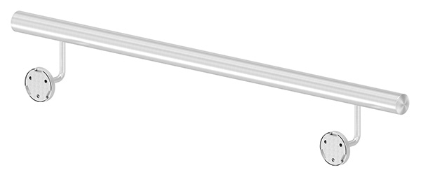 Handlauf - montagefertig - Laenge- 1000 mm - Rundrohr- Ø 42-4 mm - V2A-12-0100.4