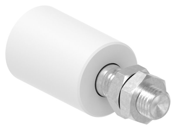 Fuehrungsrolle Nylon Edelstahl V2A Ø 40 x 60 mm Gewinde M16-88-11230-40.VA