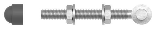 Einhaengeband Torband zum Durchschrauben fuer Ø 13mm- Laenge 120mm-88-11961-13.120