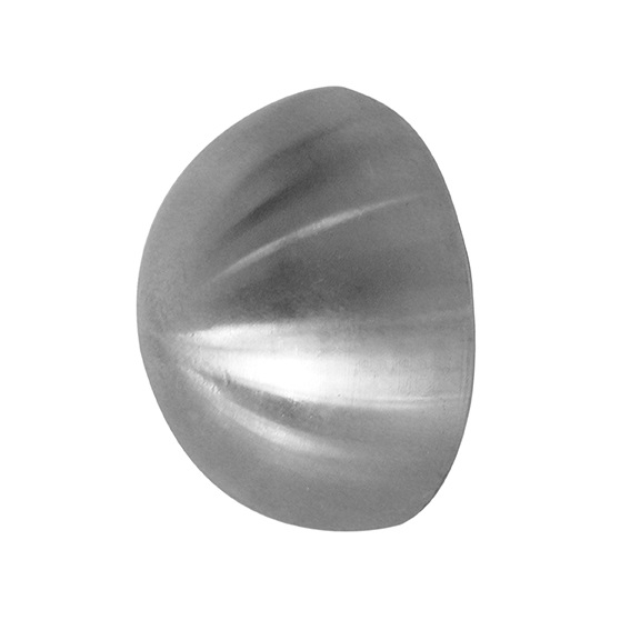 Endkappe gewoelbt Edelstahl V2A fuer Rohr Ø 42-4 x 2-0 mm zum Einstecken-89-11WAD42G2-A.4