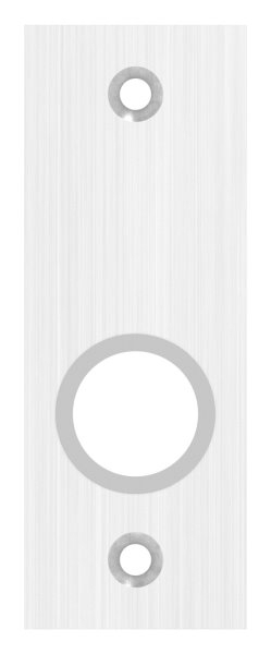 Kurzschild Edelstahl V2A 32x87x6 mm fuer Schlosskaesten-88-1110660.240