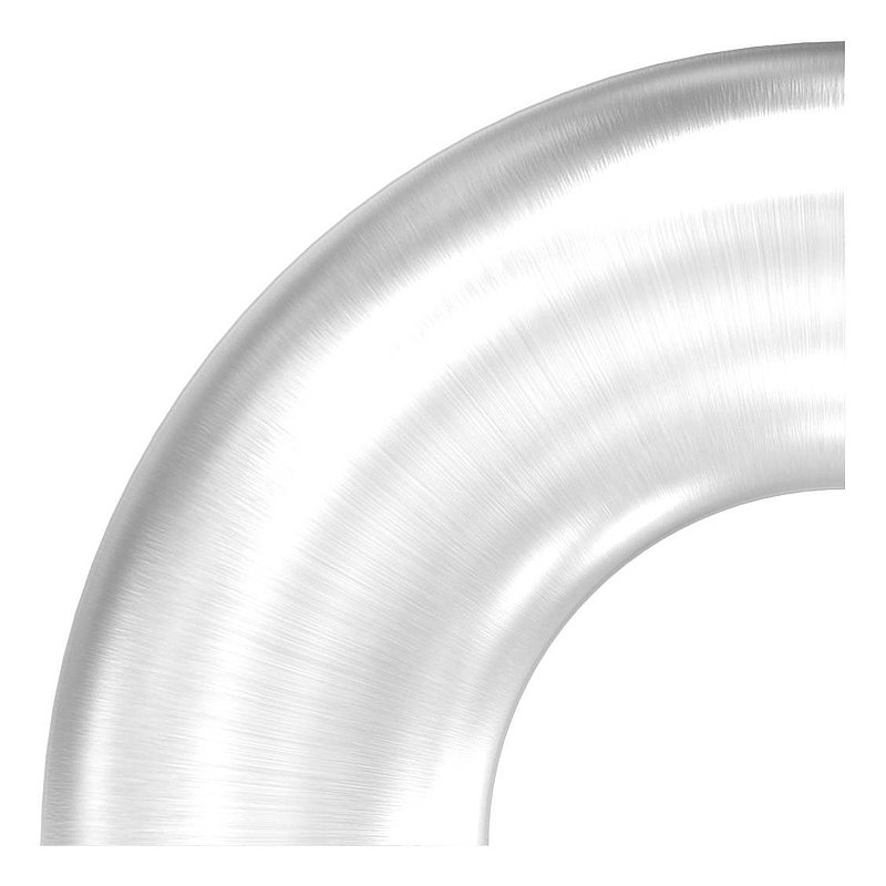 Schweissbogen 90° Edelstahl V2A fuer Rohr Ø 88-9 x 2-8 mm geschliffen Korn 240-88-1155195-240.28