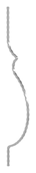 Bauchstab - Laenge- 1000 mm - Material- 12x12 mm - Stahl S235JR- roh-30-1174.8