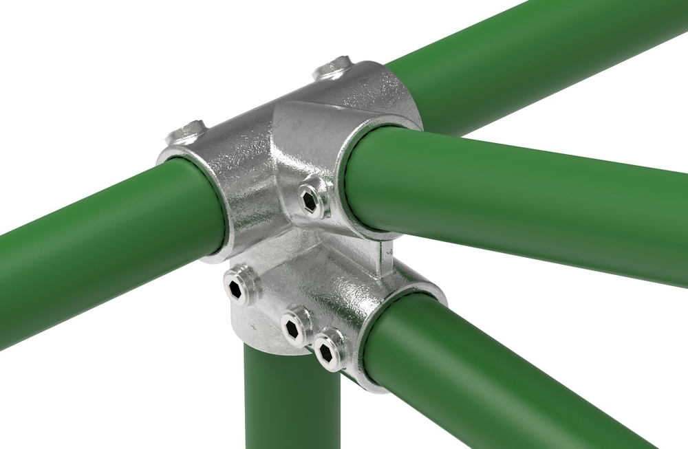 Rohrverbinder Traufenstueck 27-5° Ø 26-9 mm -3-4- - Temperguss verzinkt - 185A27-185A27