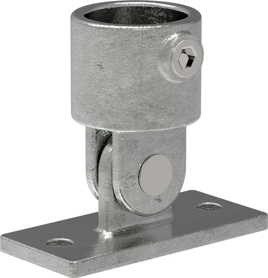 Rohrverbinder - Gelenkfuss - 169E60 - 60-3 mm - 2- - Feuerverzinkt u. Elektrogalvanisiert-169E60