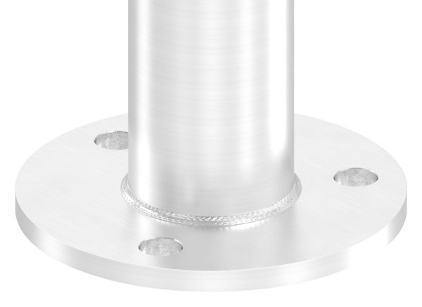 Gelaenderpfosten - fuer 2 Glasklemmen M8 - Laenge- 880 mm - V2A-14-0010.4