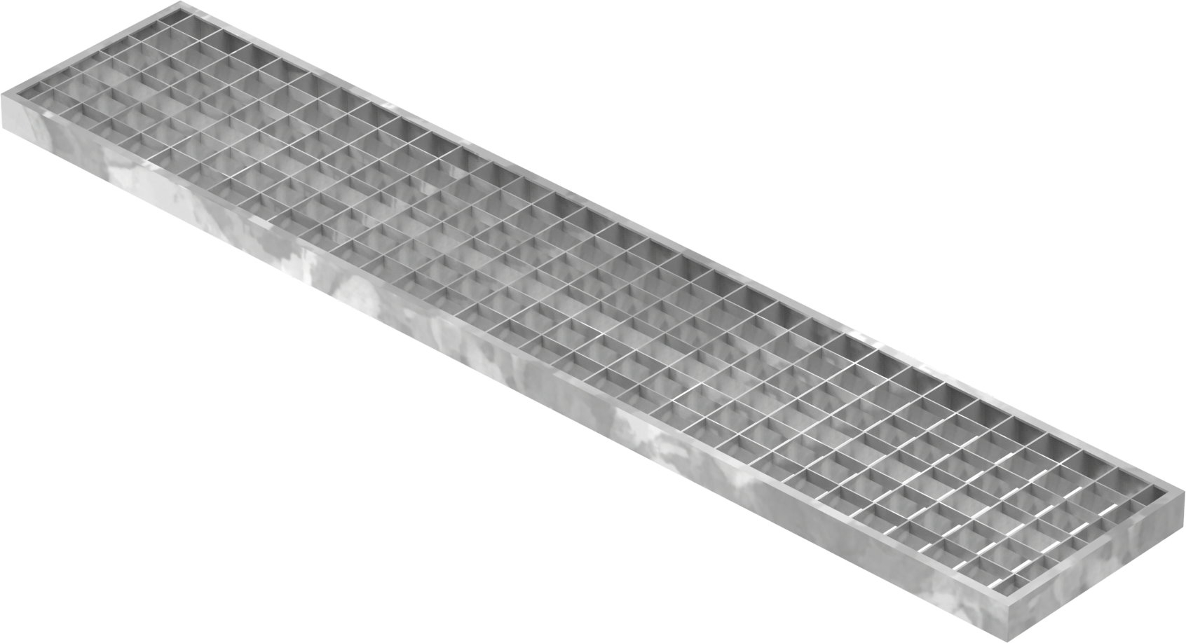 Garagen-Gitterrost - Masse-  190x990x30 mm 30-30 mm - aus S235JR -St37-2- im Vollbad feuerverzinkt-23-19993030.7