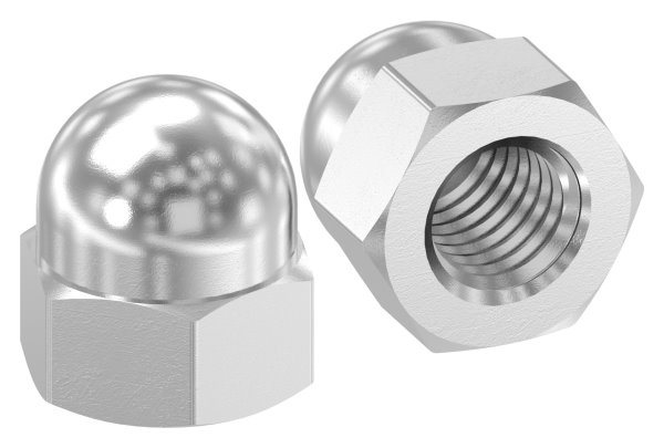 Hutmutter - Gewinde M8 - DIN 1587- A2 - V2A-11-2873.4