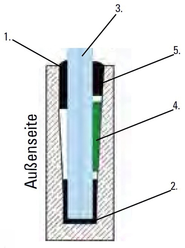 Gummiset - fuer Glas- 12-76-13-52 mm - Laenge- 3000 mm-12-2220.0