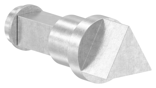Spezialstift Edelstahl V2A Dreikant 15 mm mit Befestigungsschraube M5-88-118093.15