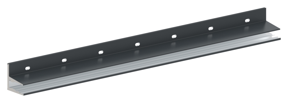Vordachprofil Aluminium L = 1405 mm pulverbeschichtet RAL 7016-88-11VDE-1400.7016