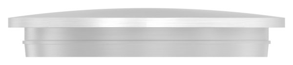 Einsteckkappe V2A Edelstahl Ø 42-4x2-5 mm leicht gewoelbt-11-6024.4