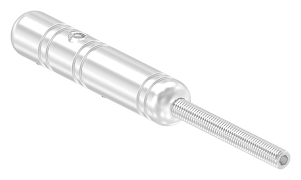 Gewindeterminal zur Selbstmontage - Fuer Seil- Ø 3 mm bis Ø 8 mm - mit Aussengewinde - V2A-11.2804