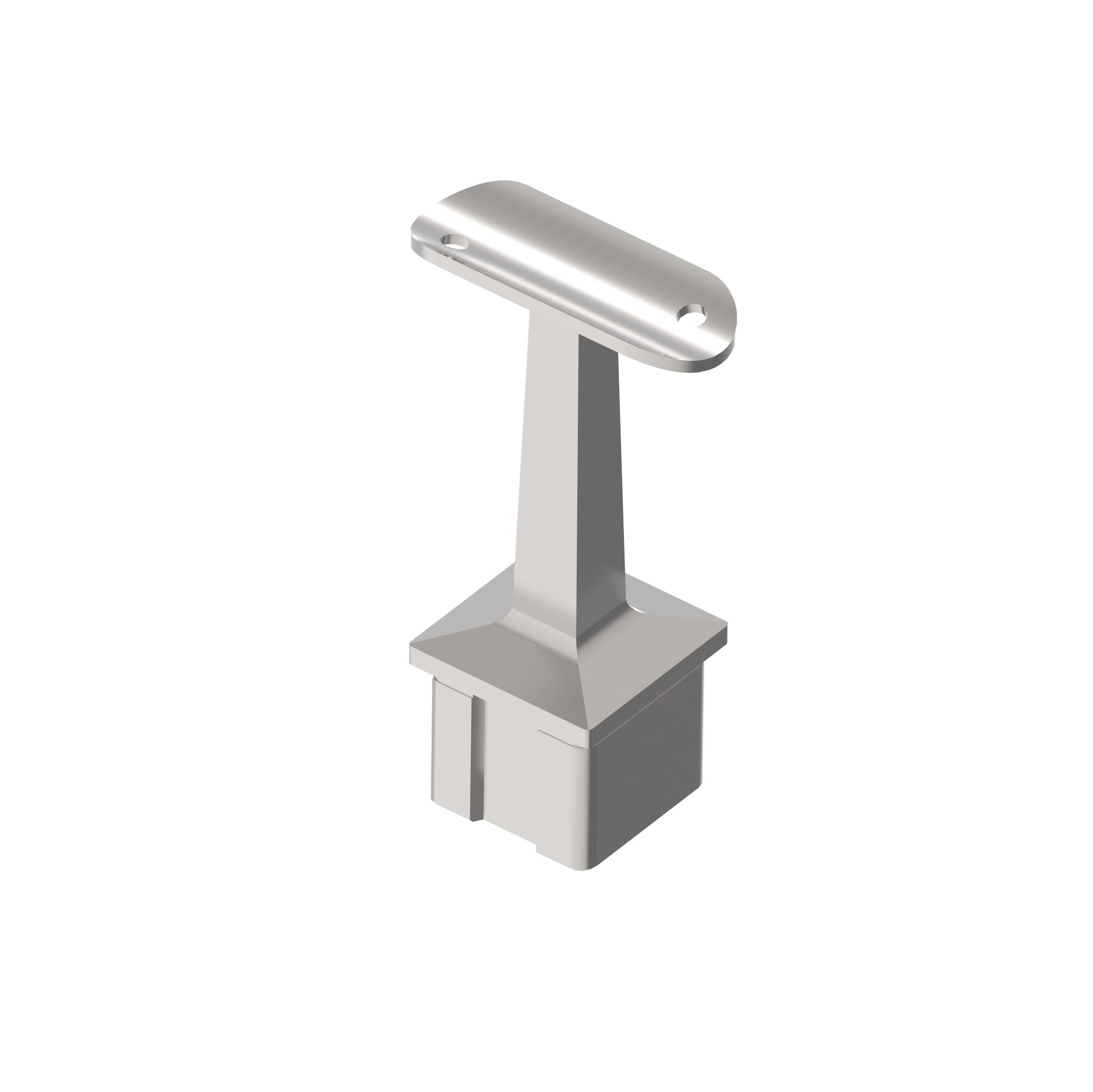 Handlaufhalter - fuer Vierkantrohr- 40x40x2 mm - V4A fuer Rohr 42-4mm-11-2710-A.1