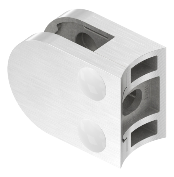 Glasklemme 50x40x26 mm AbZ fuer Anschluss Ø 48-3 mm V4A-10-2148.1ABZ