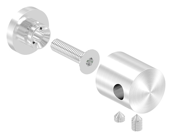 Seilhalter fuer Zwischenpfosten - Fuer Seil Ø 6 mm - Anschluss flach - V2A-11-2850.4