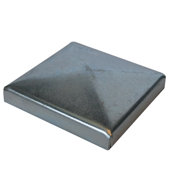 Pfostendeckel 40x40 mm verzinkt aus Stahl- 1-2 mm Materialstaerke-89-11E225440X40ZN-A.4