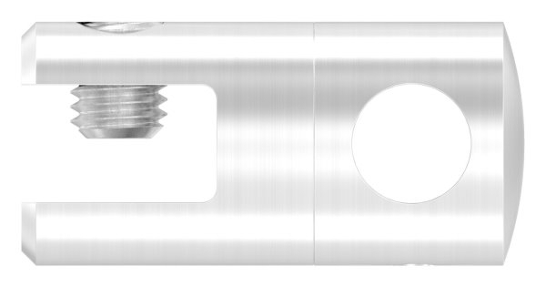 Querstab-Plattenhalter V2A Edelstahl Ø 25 mm – fuer Rundstaebe 12 mm inkl- Schrauben-11-1670.4
