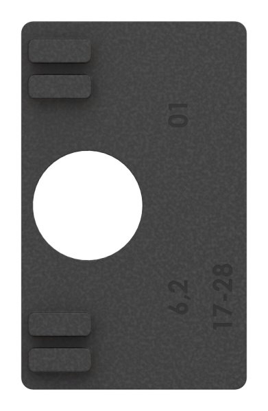 1 Paar Gummis zu Glasklemme 45x45x26 mm AbZ fuer 3 mm Blech-10-3004.0ABZ