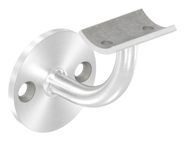 Handlaufhalter mit Ronde 60x5 mm und Halteplatte fuer Ø 42-4 mm V2A-11-2030.4