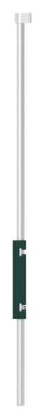 Bodenriegel XL mit Laenge 1000mm- zum Anschrauben- RAL 6005 moosgruen-88-1156711-ALU.6005