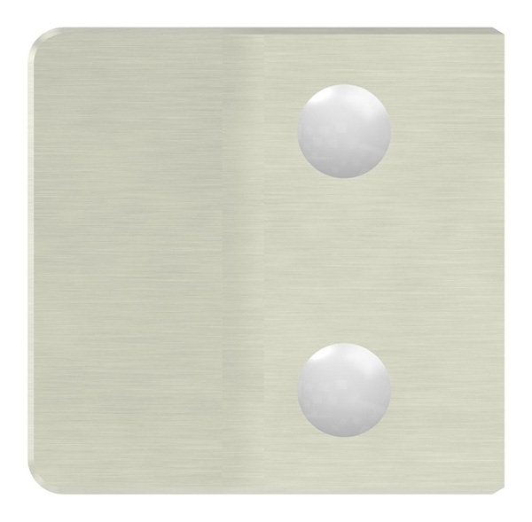 Glasklemme 55x65x37-5 mm AbZ fuer Anschluss Ø 42-4 mm Edelstahleffekt-10-3242ABZ.2