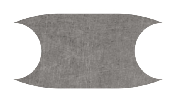 Flacheisen 16x8 mm 2-fach gerillt 3300mm Stahl S235JR Zierprofil-30-1511.8
