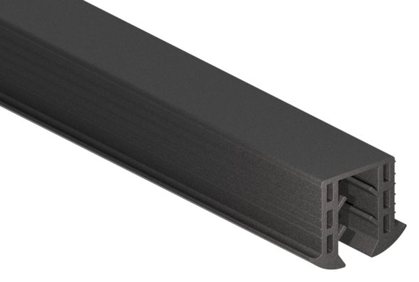 Keildichtung EPDM fuer Glas 8-00–10-76 mm Nut 24x24 mm L = 25 m-88-1160360-GU.25M