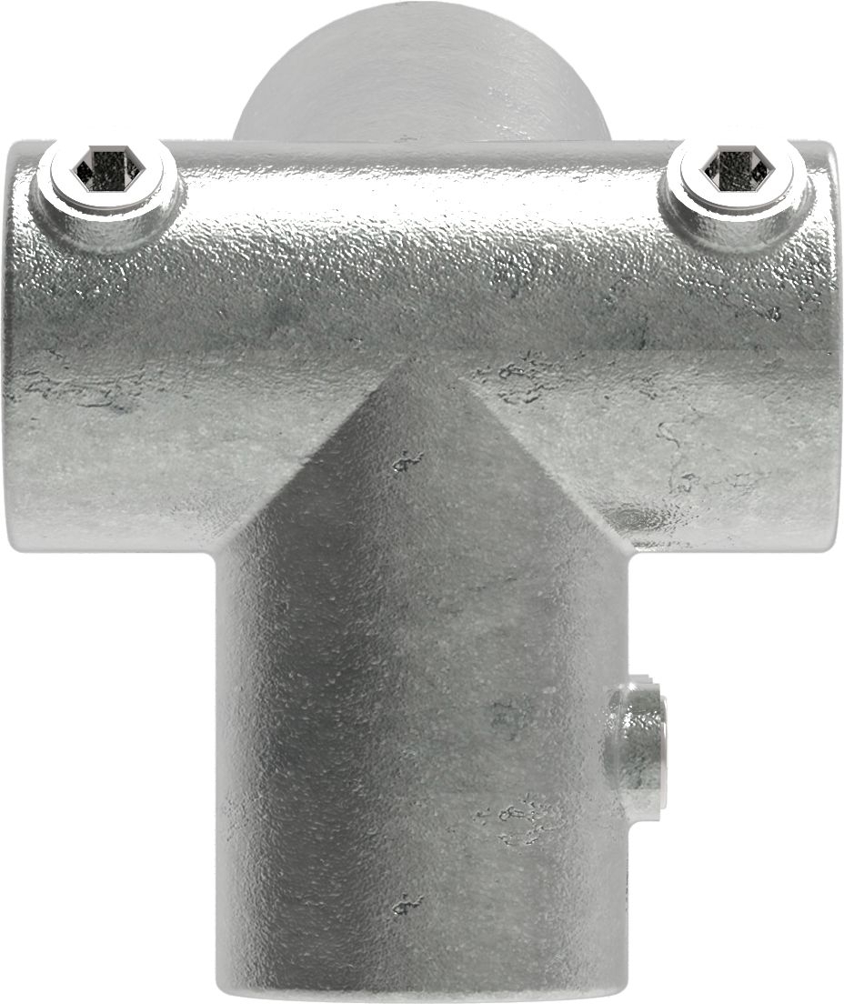 Rohrverbinder Traufenstueck 27-5° Ø 42-4 mm -1 1-4- - Temperguss verzinkt - 185C42-185C42