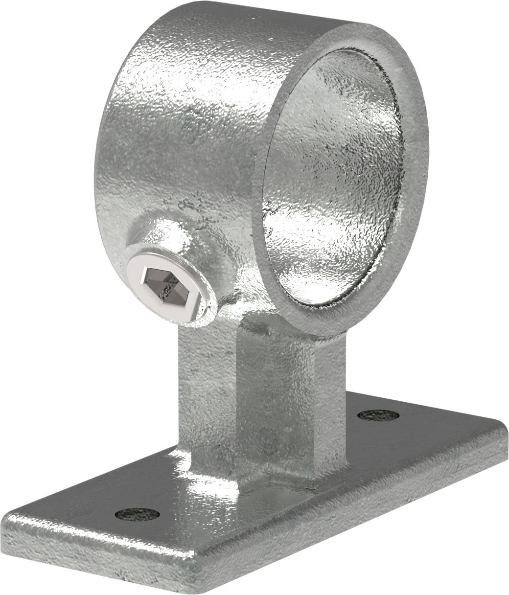 Rohrverbinder - Handlaufhalterung - 143 - 26-9 mm - 48-3 mm - 3-4- - 1 1-2- - Feuerverzinkt u. Elektrogalvanisiert-143