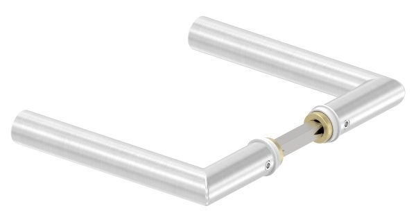 Tuerdruecker-Paar V2A Edelstahl fuer Kastendicke 30-60 mm mit 8 mm Vierkantstift-11-3945.4