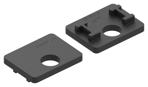 1 Paar Gummis zu Glasklemme 52x52x32-5 mm AbZ fuer 8-76 mm Glas VSG-10-3109ABZ.0