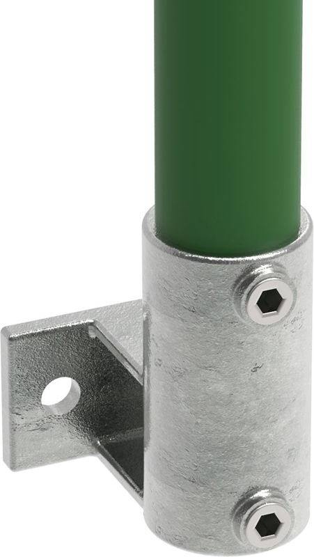 Rohrverbinder - Wandhalter Platte horizontal - 145D48 - 48-3 mm - 1 1-2- - Feuerverzinkt u. Elektrogalvanisiert-145D48