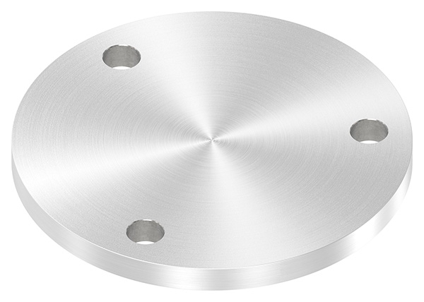 Ankerplatte Ø 140 x 10mm- mit Rundschliff- V2A-88-1154126-240-10.R