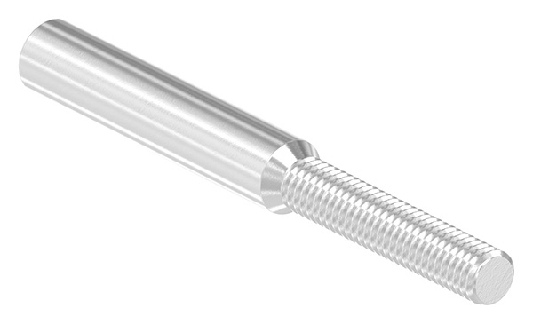 Gewindeterminal mit Aussengewinde - Linksgewinde - Fuer Seil von Ø 5 mm -V2A-11-2967.4