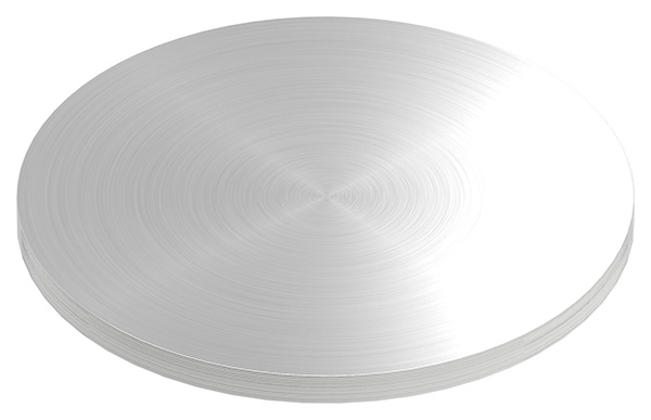 Ronde - Masse- Ø 150x8 mm - mit Rundschliff - V2A-11-2245R-8.4