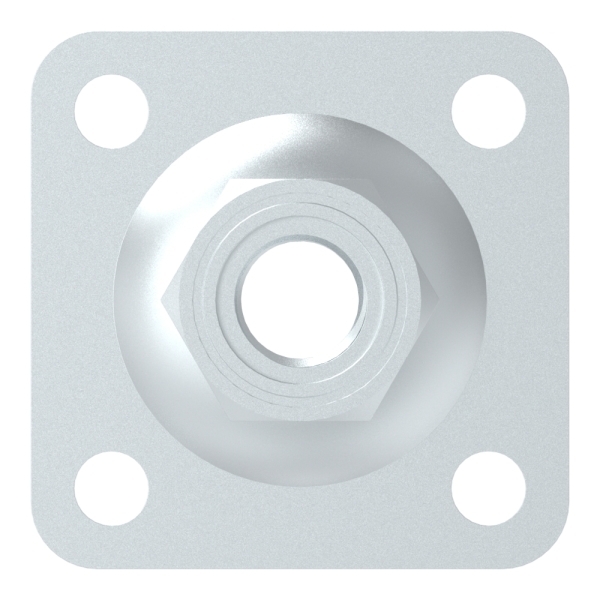 Verstellbare Mauerplatte fuer M20- verzinkt-88-11860-S.M20